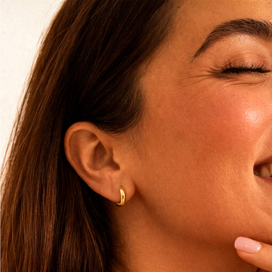 Classic Gold Hoop Earrings