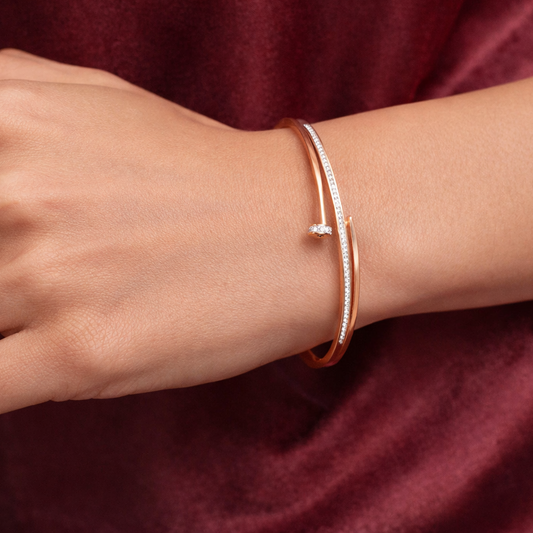 Luxe Nail Crystal Bracelet