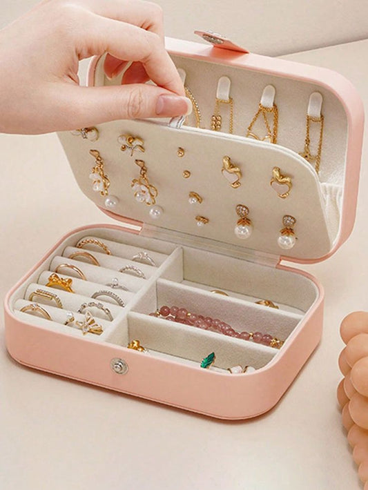 SIRAA Compact Jewelry Storage Organizer – Travel Case Large