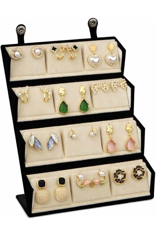 SIRAA Premium Foldable Jewelry Organizer Box