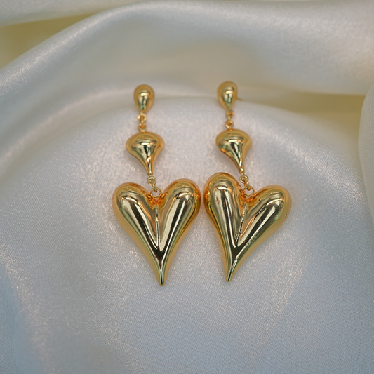 Sweet Heart Dangle Earrings