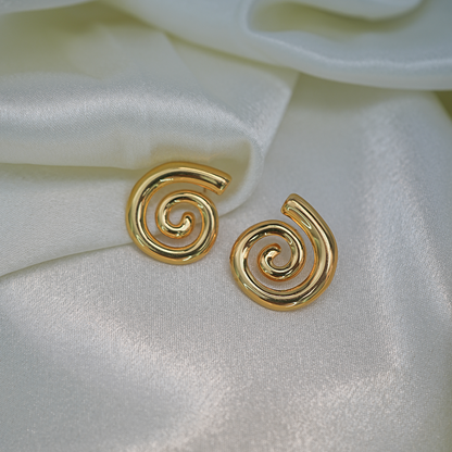 Swirl Statement Earrings